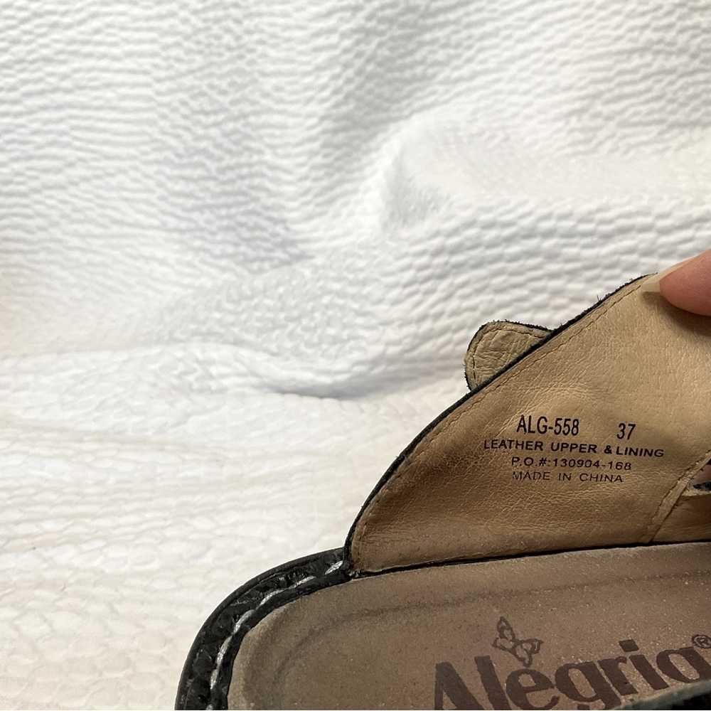 Alegria Black Clog Size 37 - Picture 9 of 9